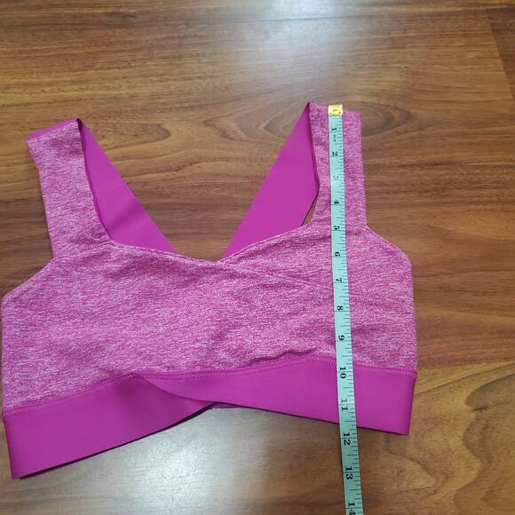 Free People FP Movement Just Breathe Sports Bra Women's Size Small Hibiscus Pink - Picture 6 of 13